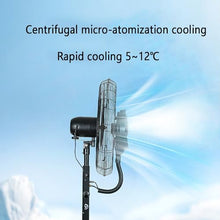 CUTPOIY Oscillating Misting Fan with 3 Speeds & 10 Gallon Tank for Outdoor Patio Cooling, 30-inch Adjustable Pedestal Fan, Adjustable-750mm (30in)