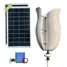 OLONETO 3500W Wind Turbine Generator Kit 12v 24v Vertical Axis Wind Turbine Generator Home Generator Magnetic Levitation Breeze Start Wind and Solar Complementary Power Generation System(24V)