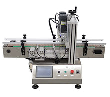 TECHTONGDA Automatic Electric Bottle Capping Machine with Conveyor Stainless Steel