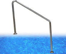 BSNANCA Swimming Pool handrails, Stainless Steel Pool railings, Stable Base Support rods, Hand Rail Handles for Ground Swimming Pools, hot Spring Baths, Water Parks 1pcs (Silver 88CM)
