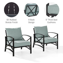 Crosley Furniture Kaplan 2-Piece Patio Chair Set