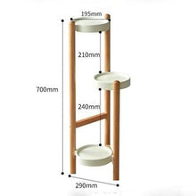 TBNLASS Plant Stand Floor Type Display Rack Flower Pot Holder Shelf Planter display Organizer Garden Balcony