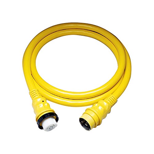 Marinco 50A 125V Shore Power Cable 25' Yellow