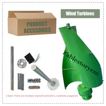 1200W Vertical Wind Power Turbine Generator Kit,12V/24V/48V Portable Maglev Wind Turbine Generator with Charge Controller for Boats Cabins Mobile Homes,B-24V