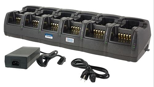 Sandown Wireless Military Grade 12-Bay Kenwood Radio Charger for TK Series