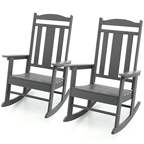 ONMYJFD 2 Piece Patio Rocker Rocker High Back