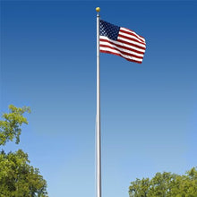 Super Tough USA-Made 25ft Heavy Duty Flag Pole Satin