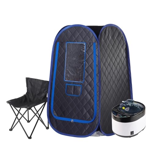 ZDGsrgWRG 4L Portable Folding Personal Steam Sauna Tent Set Remote Control