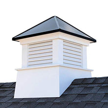 Good Directions Manchester Vinyl Black Aluminum Roof Cupola 30" x 40" Black