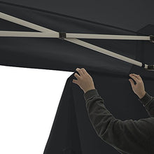 Vispronet Black 10x20 Steel Canopy Tent Kit