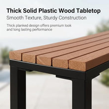 Outdoor Bar Table, Narrow Pub Height Table for Patio, Balcony Bar Tables