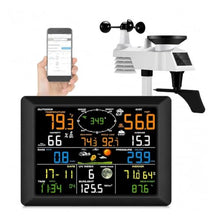 0310 Wi-Fi Weather Station with Solar Outdoor Sensor Rain Gauge