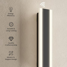 MOD LIGHTING Haylen Sensor Waterproof Outdoor Wall Light, 94", 1-Pack