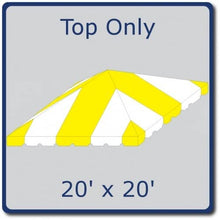 TentandTable 20-Foot x 20-Foot Tent Top Yellow