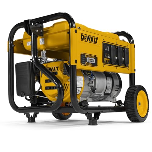 DeWalt 5,000 Starting Watt Portable Gas Generator, Wheels And Handle Kit