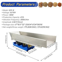 Yokoma Electromagnetic Vibrating Feeder Machine with Controller 100W 110V