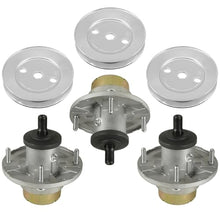 SamLng Universal Mower Deck Spindle & Pulley Kit, 6-Pack - Replacement Part #AM144608, Fits Z315E, X330, X570, X710 Series 48-60" Decks
