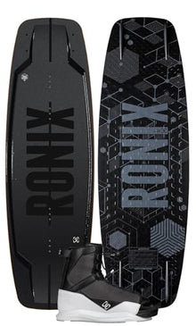 Ronix Wakeboard Package 145 - Parks Wakeboard w/ District Boot - 10.5-14.5 Black