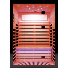 OUTEXER Sauna for 2 Person Far Infrared Saunas 2100W 120V Canadian Hemlock