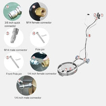 21 Inch Stainless Steel Car Undercarriage Pressure Washer Attachment, Water Broom Cleaner Kit for Chassis Cleaning, Power Washer Accessory for Vehicle Underside and Driveway Use