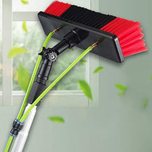 Telescopic Window Cleaner Water Wash Brush Kit(5m-12m) Window and Solar Panel Cleaning System W/Brush Telescopic Pole Windows Cleaning Washing Tool 30/50cm Brush Head