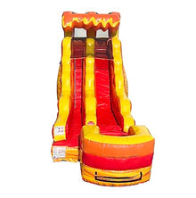 TentandTable 15FT Commercial Inflatable Water Slide & Blower, Lava Wave