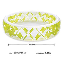 LSSOAZZVVN Outdoor Inflatable Swimming Pool Family Pool Foldable Dog Pet Bath Pool Large Inflatable Swimming Pool Family Water Entertainment Bathtub for Home Backyard Garden