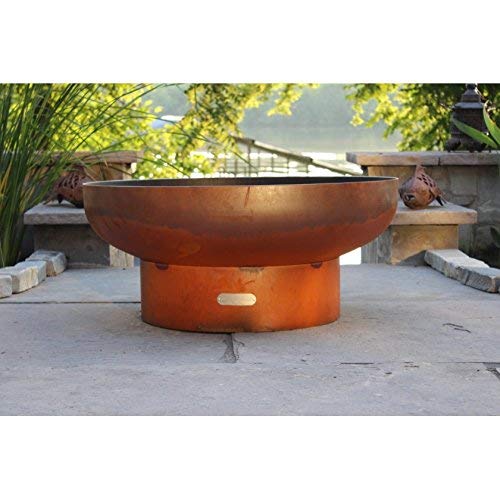 Fire Pit Art Low Boy-FPA-MLS120-LP-AWEIS Fire Pit LP, Metal