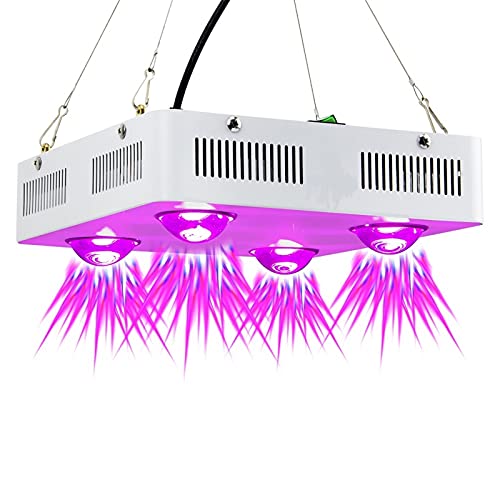 Grow Light LED Grow Light Full Spectrum Indoor Hydroponic Greenhouse Plant Growth Lighting Replace UFO Growing Lamp for Indoor Plant Hydroponic Growing Light (Wattage: 300W) (300W)