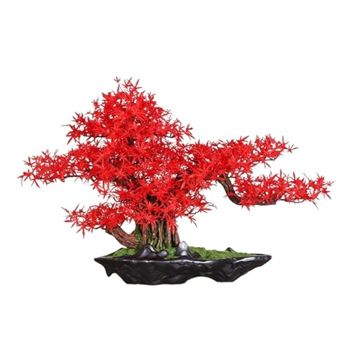 YXIANG56Q Fake Plants Artificial Plants Chinese-Style Pine Tree Ornament for Office Decoration Bonsai Tree