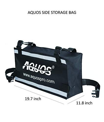 AQUOS Heavy-Duty FM 10.2 ft Inflatable Fishing Pontoon Boat for One