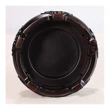 WOAITIANTIAN Vase Stand Ebony Carving Display Stands Base, Vase Fish Tank Teapot Round Bonsai Pedestal(Small)