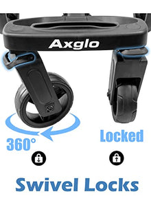 Axglo Flip n' Go Pro Golf Push Cart White/Grey