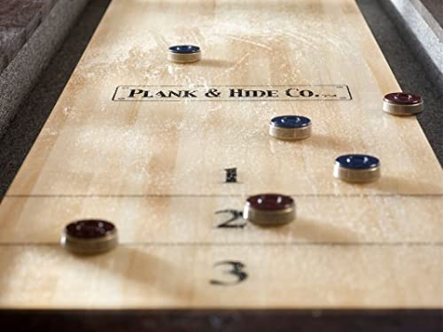 Empire USA Plank & Hide - Fulton Shuffleboard Table (12') Black
