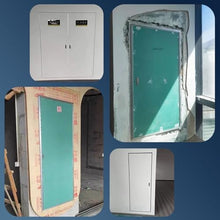 YLLFFLL 18x18 18x24 18x36 18x40 18x60 Paintable Inspection Hatch with Lockable Handle, Invisible Commercial Electrical Service Panel, Extra Large Access Door(18x62in/46x157cm)