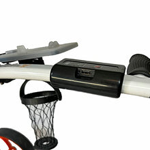 Insanity Golf Electric Golf Trolley Cart with Remote Control, Aluminum Frame, Lithium-Ion Battery - White Cart and Orange Wheels