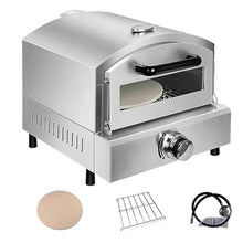 Kindevieft Gas Pizza Oven Outdoor, 12 Inch Propane Pizza Oven Portable Gas Pizza Maker, for Outdoor Kitchen, Backyard Gatherings, Outside Party