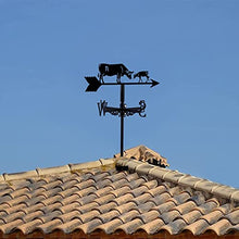 Weathervane for Roof Mount Weather Vane Farm Outdoor Farm Scene Garden Stake Wind Direction Indicator with Anti-Rust Coating (Style 5) (Style 1)