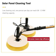 POJGVU Solar Panel Cleaning Kit with Extendable Pole, Dual-Head Brush, and Multi-Spray Nozzles - Essential Robotic Maintenance Accessories for Efficient Solar Panel Upkeep，Dualuse