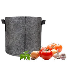 5pcs Gallons Felt Grow Bag Plant Fabric Grow Pots Garden Planter Bag Vegetable Pots with Handles Planting Planter Pots (Size : 7 Gallon) (1 Gallon)