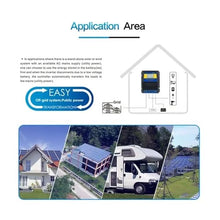 Solar Controller, Automatic ATS Dual Power Transfer Switch Solar Charge Controller for Wind System DC 12V 24V 48V AC 110V 220V on/Off Grid