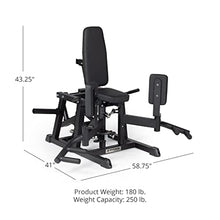 Titan Fitness Plate-Loaded Hip Abductor and Adductor Exercise Machine 250 LB
