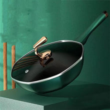 TEOYETTSF Octagonal pot wheat stone non-stick wok household add thick flat multi-functional