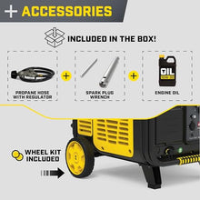 Champion 11,000-Watt Electric Start Dual Fuel Portable Inverter Generator
