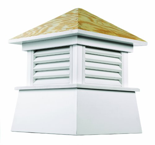 Good Directions Kent Vinyl Cupola with Wood Roof 36" x 46" White