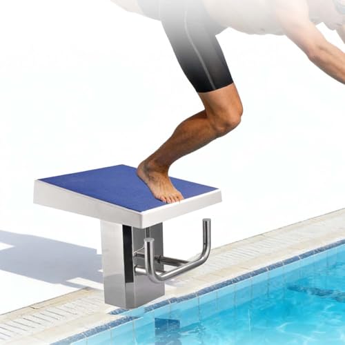 SHENGQION Diving Board Professional Heavy Duty Diving Board, Stainless Pool Jumping Platform, Maximum Load Capacity of 250kg (550lbs), Meeting the Needs of Professional Training(Upgrade)