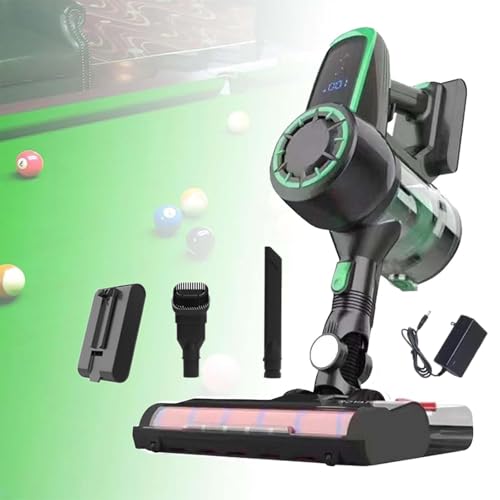 Billiard Table Cloth Cleaner, 22kpa Pool Table Cloth Vacuum Cleaner, 240W Electric Handheld Pool Ball Cleaner for Club (Green)