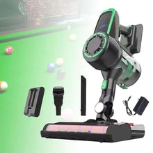 Billiard Table Cloth Cleaner, 22kpa Pool Table Cloth Vacuum Cleaner, 240W Electric Handheld Pool Ball Cleaner for Club (Green)