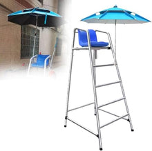 KGBNYSS Ground Pool Ladder Removable Life Guard Observation Chairs for Adults/Kids/Referee, Stainless Steel Deck Chairs(180cm/70.8in/5.9ft Tall)