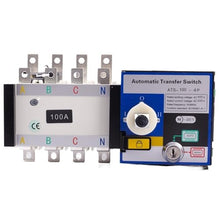 4P 100A Universal Automatic Transfer Switch Dual Power Transfer Switch AC Diesel Generator Part Single Three Phase